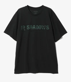 S/S Crew Neck Tee - Black - IN SHADOWS