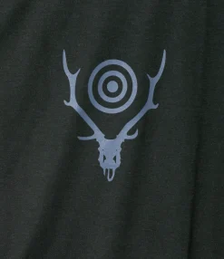 S/S Crew Neck Tee - Black - Skull&Target