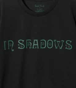 S/S Crew Neck Tee - Black - IN SHADOWS