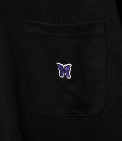 S/S Crew Neck Tee - Black - Poly Jersey
