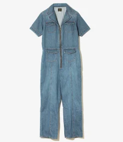 S/S Jumpsuit - Indigo - 10oz Denim