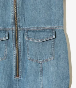 S/S Jumpsuit - Indigo - 10oz Denim