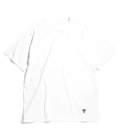 S/S Mock Neck Tee - White - Cordura Jersey