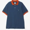 S/S Polo Shirt - Blue - Cotton Pique