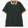 S/S Polo Shirt - Green - Cotton Pique