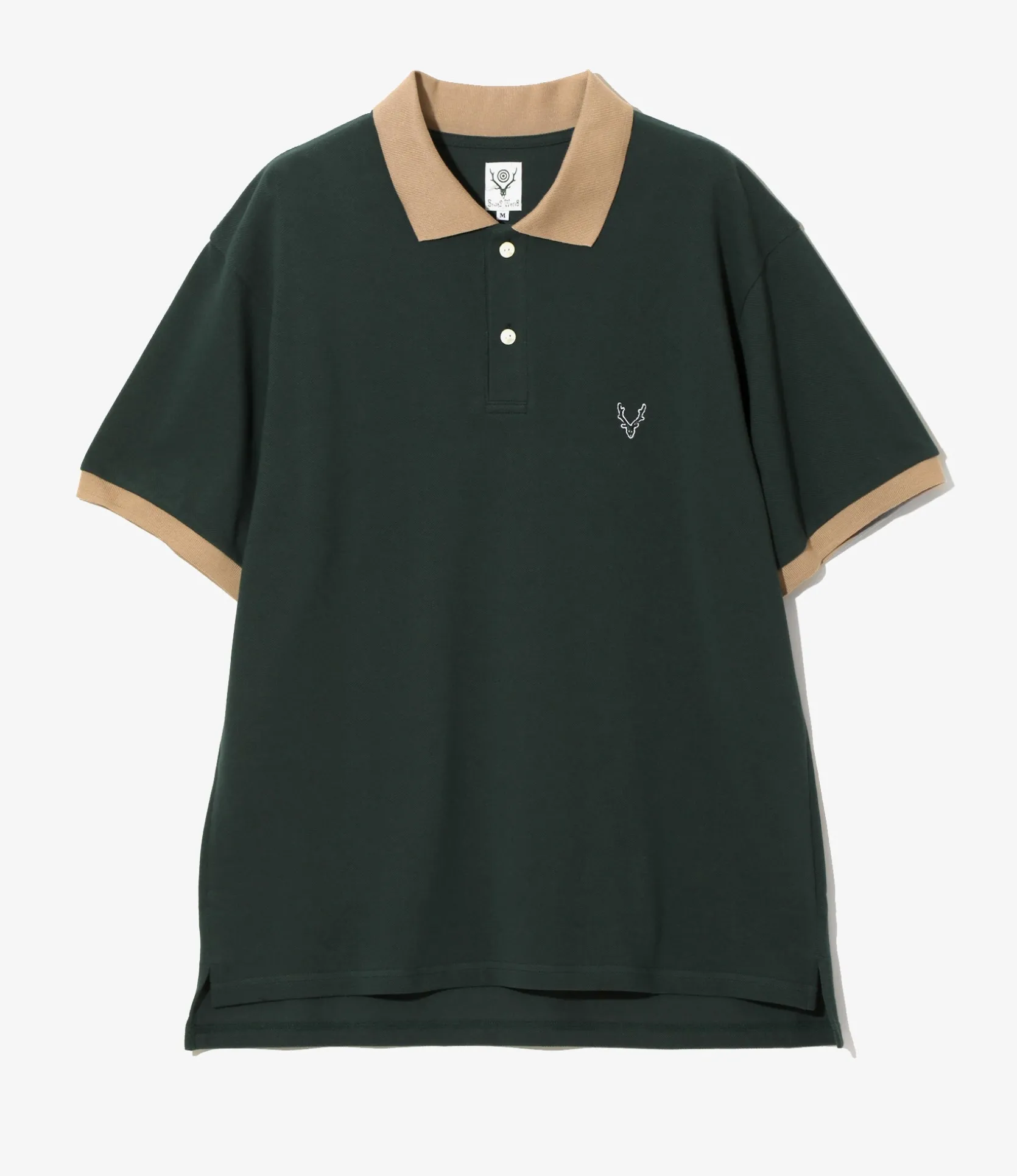 S/S Polo Shirt - Green - Cotton Pique