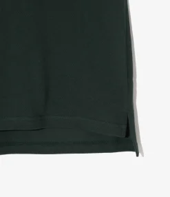 S/S Polo Shirt - Green - Cotton Pique