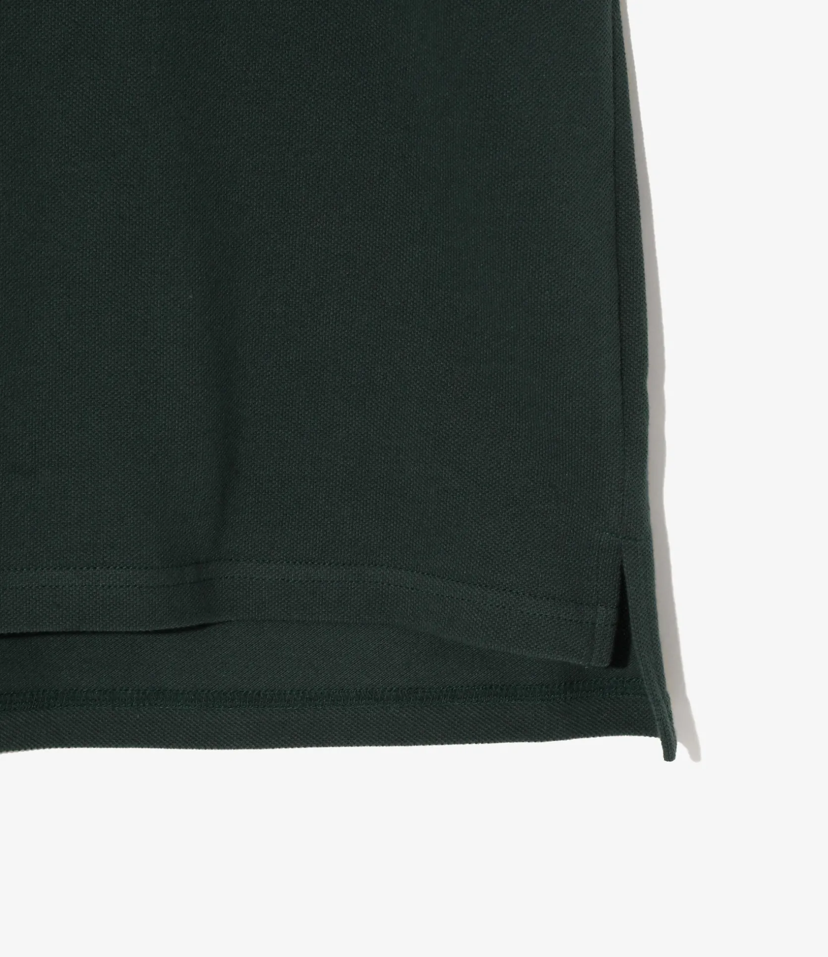 S/S Polo Shirt - Green - Cotton Pique