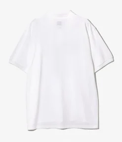 S/S Polo Shirt - White - Cotton Pique