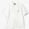 S/S Polo Shirt - White - Poly Pique