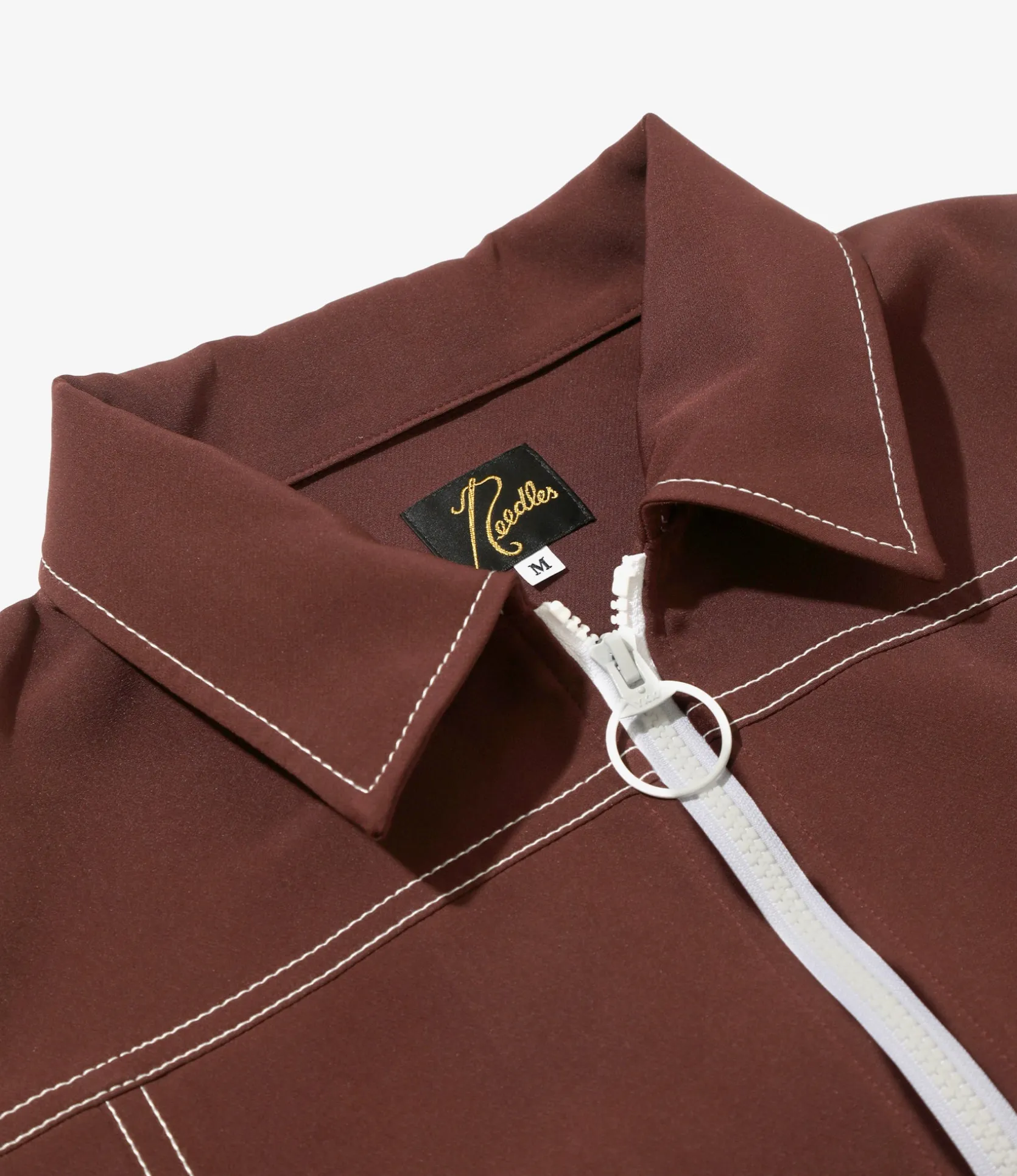 Stitched Sport Jacket - Brown - Poly Light Double Cloth