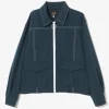 Stitched Sport Jacket - Navy - Poly Light Double Cloth