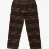 STK Pant - Brown Fair Isle Stripe Sweater Knit