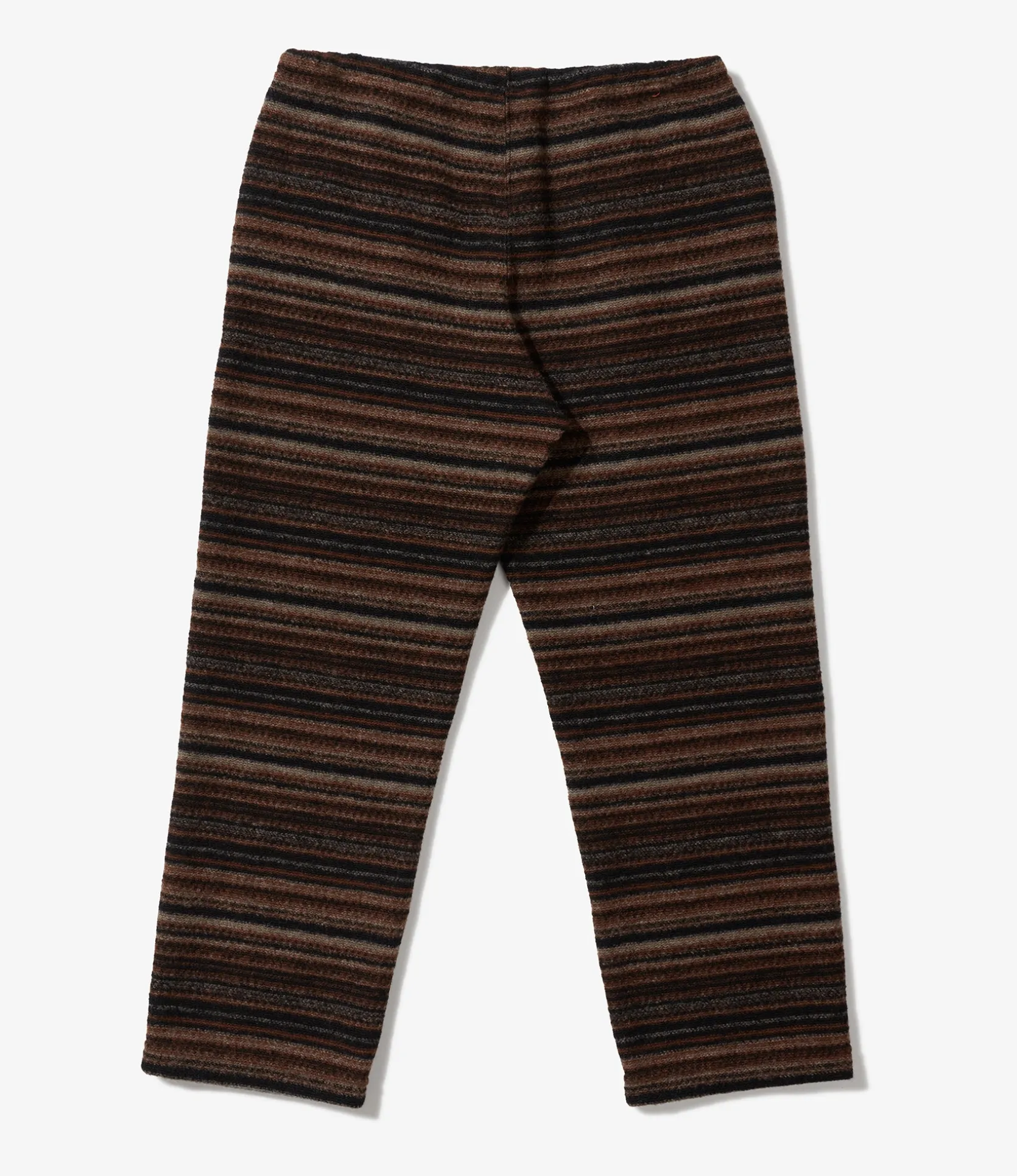 STK Pant - Brown Fair Isle Stripe Sweater Knit