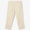 STK Pant - White Rayon Embroidery Eyelet
