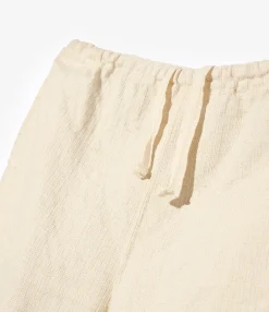STK Pant - White Rayon Embroidery Eyelet