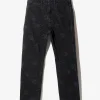Straight Jean - Black - 13oz Denim / Rose Jq.