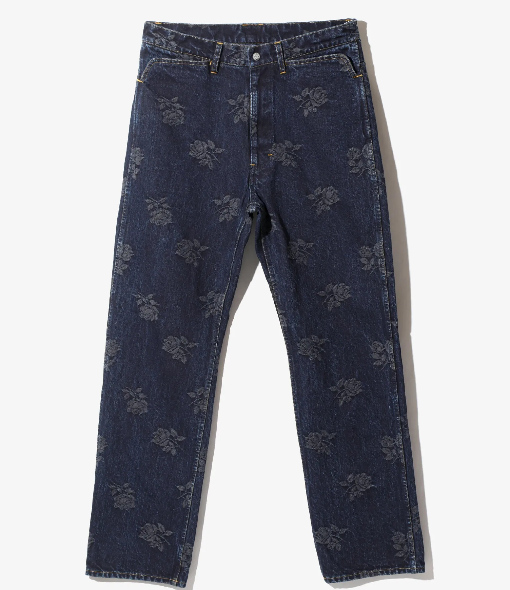 Straight Jean - Indigo - 13oz Denim / Rose Jq.