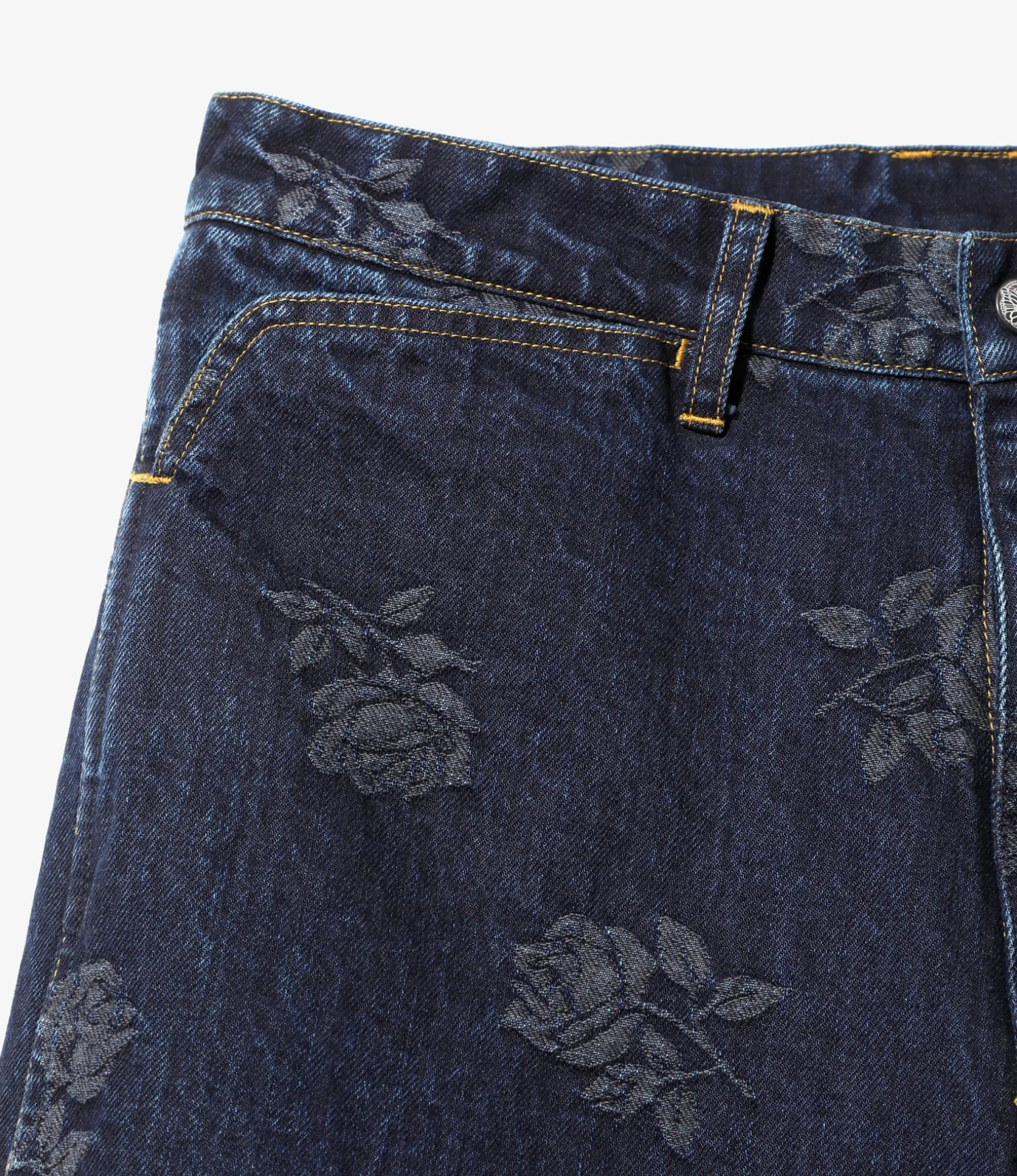 Straight Jean - Indigo - 13oz Denim / Rose Jq.