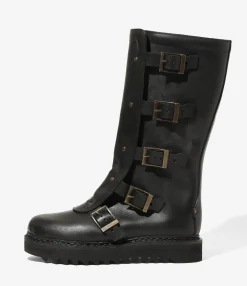 5 Straps Moto Boot
