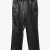 String Cowboy Pant - Black - Acetate Sateen