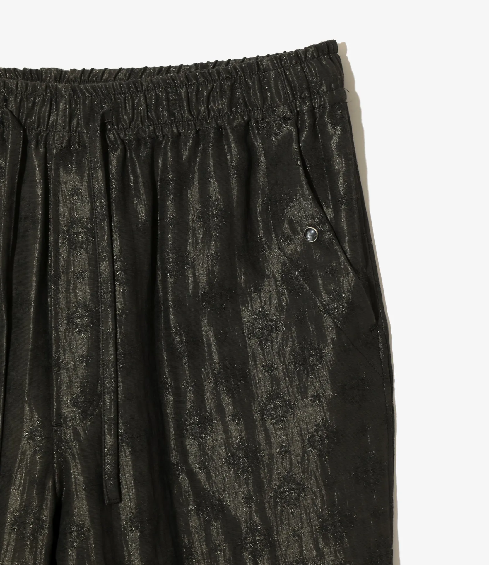 String Cowboy Pant - Black - Bright Foulard