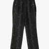 String Cowboy Pant - Off White- R/AC Square Dot Jacquard