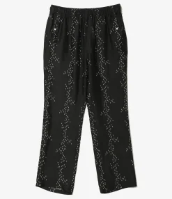 String Cowboy Pant - Off White- R/AC Square Dot Jacquard