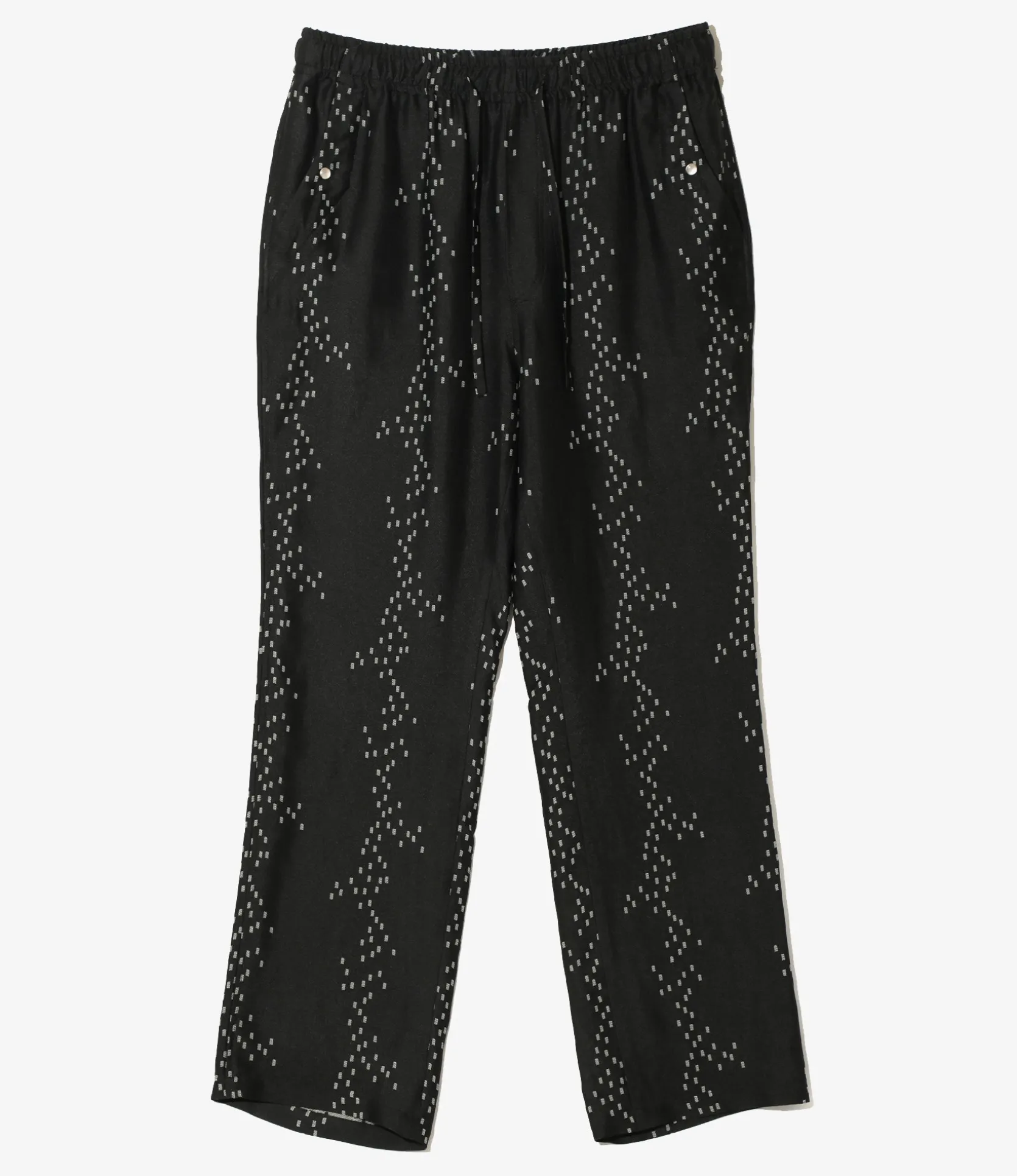 String Cowboy Pant - Off White- R/AC Square Dot Jacquard