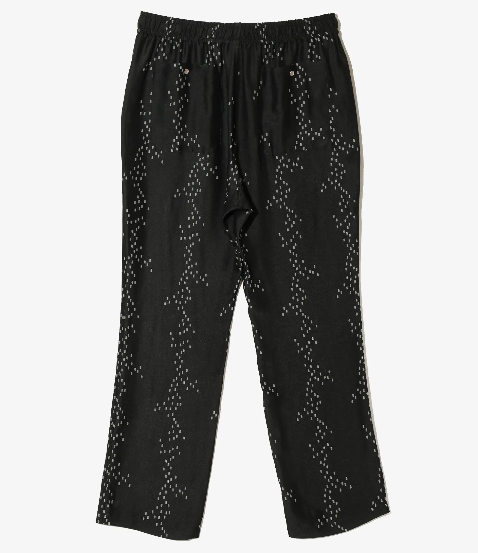 String Cowboy Pant - Off White- R/AC Square Dot Jacquard