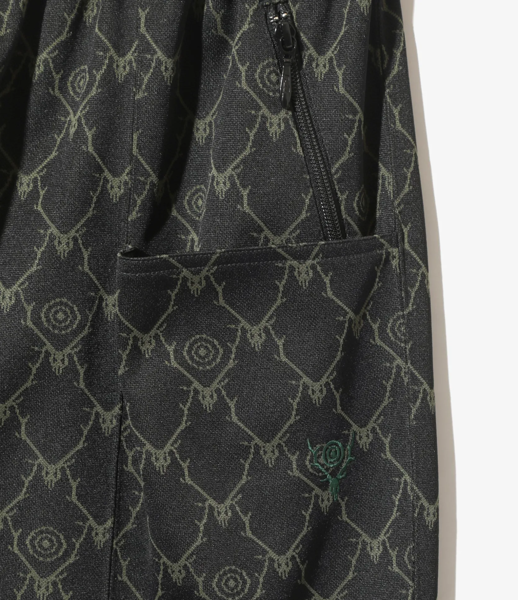 String C.S. Pant - Black - Poly Jq. / Skull&Target