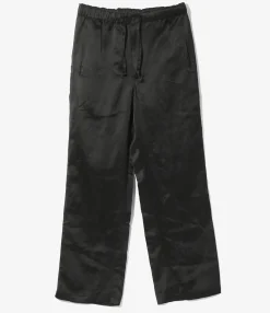 String Easy Pant - Black - Bright Kersey