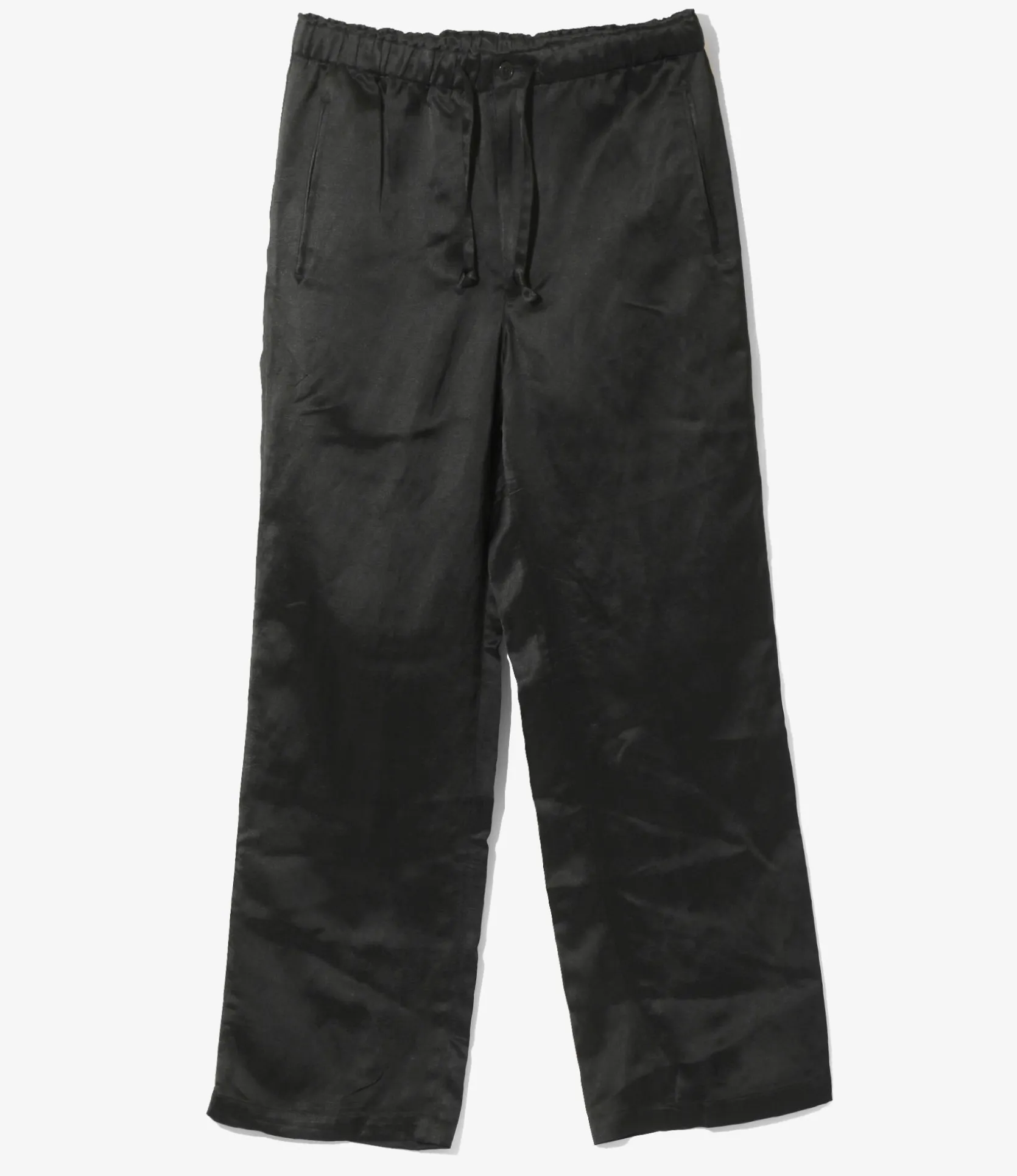 String Easy Pant - Black - Bright Kersey
