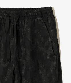 String Easy Pant - Black - Shrunken Jacquard / Polka Dots