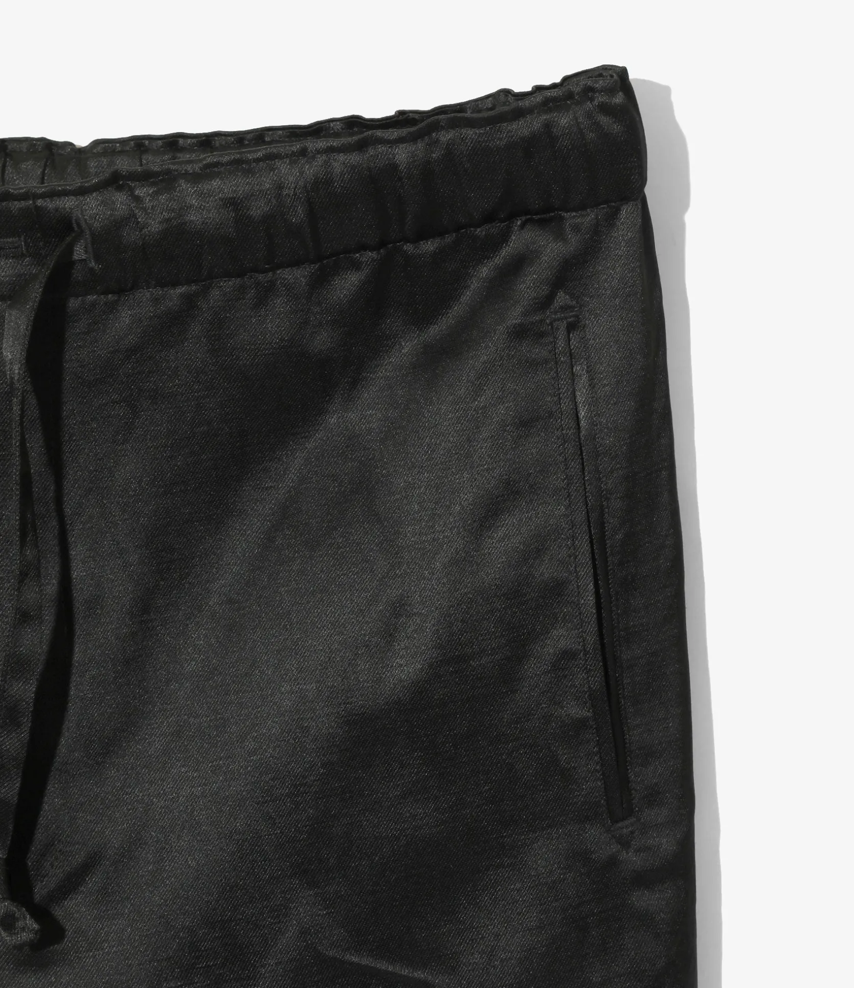 String Easy Pant - Black - Bright Kersey