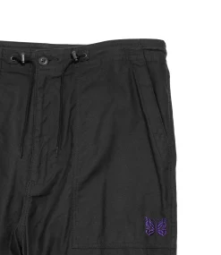 String Fatigue Pant - Black - Back Sateen