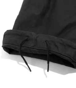 String Fatigue Pant - Black - Back Sateen