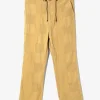 String Fatigue Pant - Khaki - Ripstop Cut Jacquard