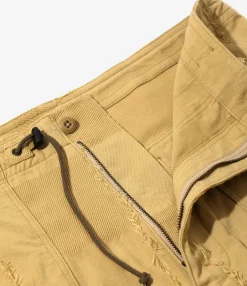 String Fatigue Pant - Khaki - Ripstop Cut Jacquard