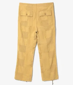 String Fatigue Pant - Khaki - Ripstop Cut Jacquard