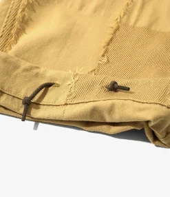 String Fatigue Pant - Khaki - Ripstop Cut Jacquard