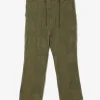 String Fatigue Pant - Olive - Ripstop Cut Jacquard
