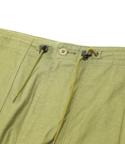 String Fatigue Pant - Olive - Back Sateen