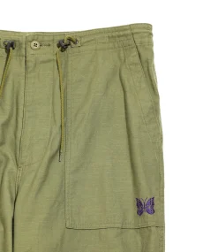 String Fatigue Pant - Olive - Back Sateen