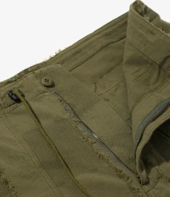 String Fatigue Pant - Olive - Ripstop Cut Jacquard
