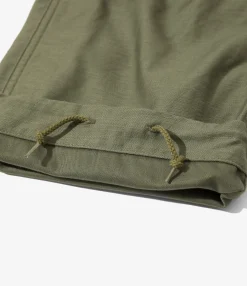 String Fatigue Pant - Olive - Back Sateen