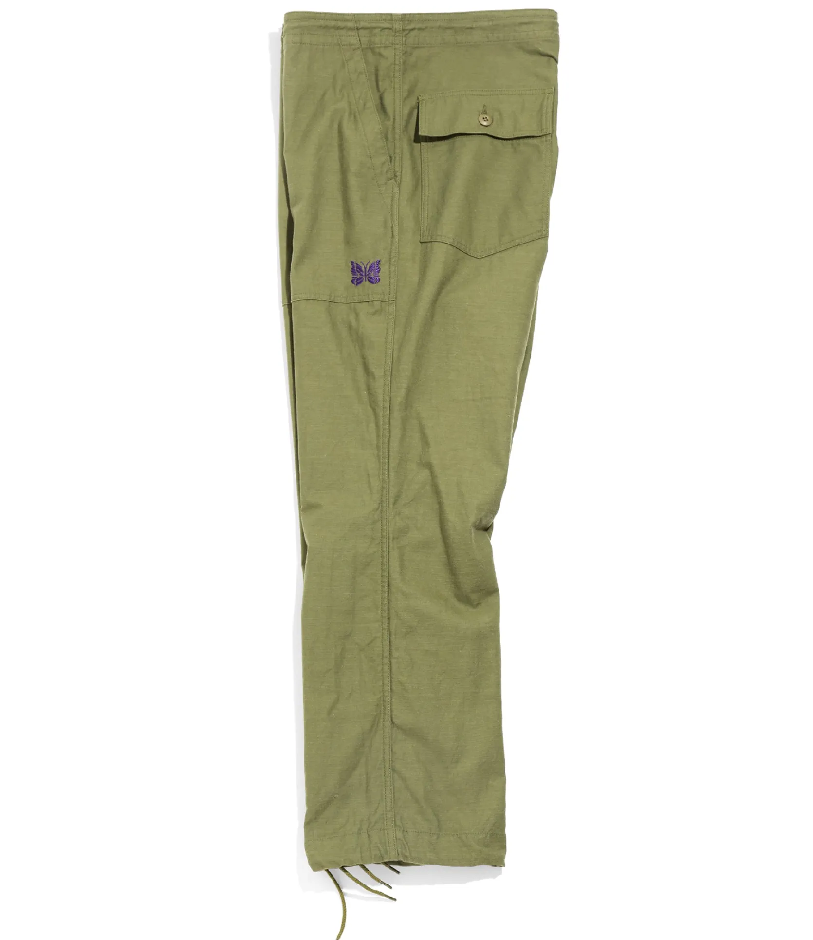 String Fatigue Pant - Olive - Back Sateen