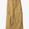 String Fatigue Skirt - Mocha - Back Sateen