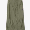 String Fatigue Skirt - Olive - Back Sateen