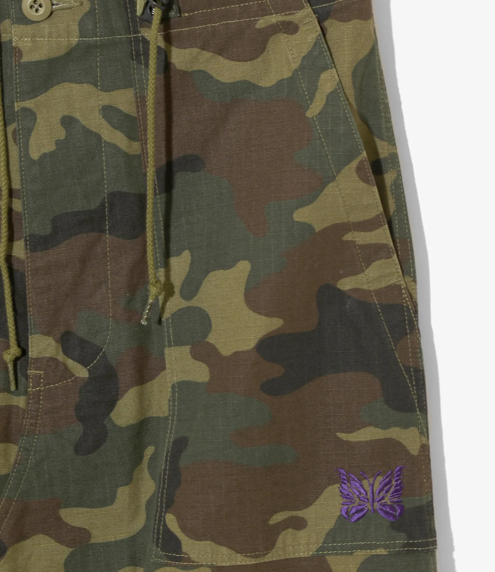 String Fatigue Skirt - Woodland - Cotton Ripstop / Camo